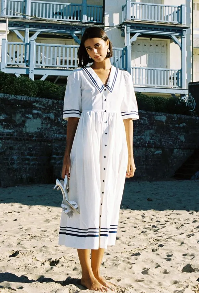 Sale Julieta Dress White Women Ciao Lucia Long Dresses
