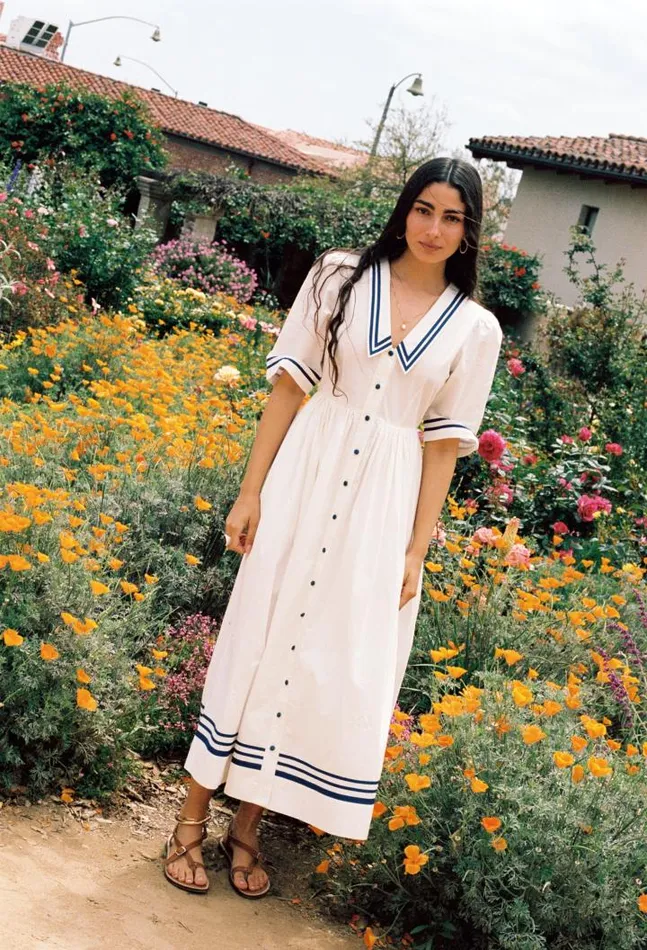 Sale Julieta Dress White Women Ciao Lucia Long Dresses