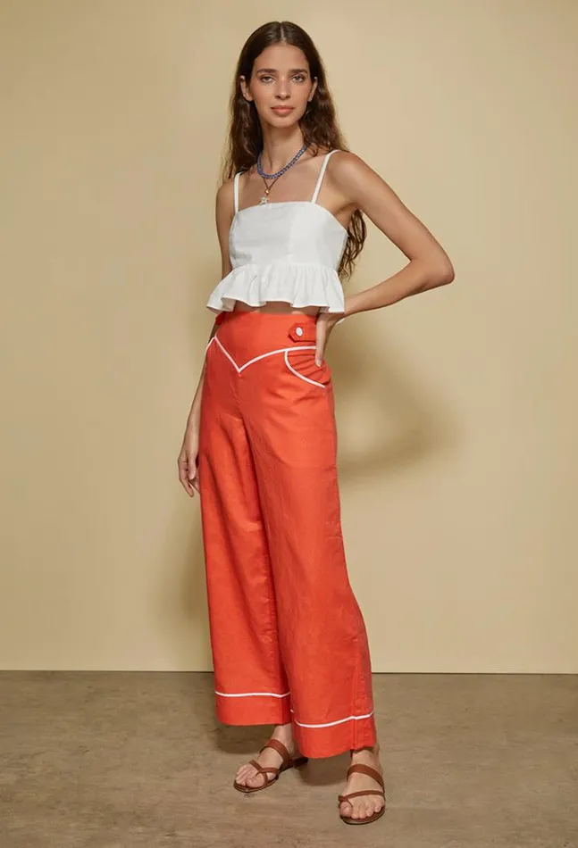 Sale Tuva Top White Women Ciao Lucia Sleeveless Tops