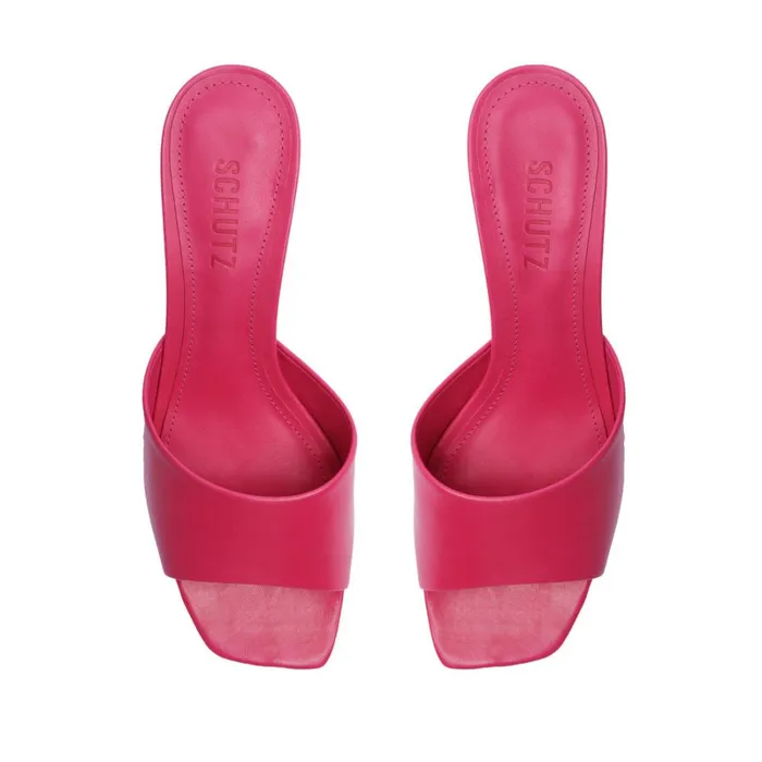 Sandals Dethalia Nappa Leather Sandal Paradise Pink Schutz Shoes Stiletto Heels
