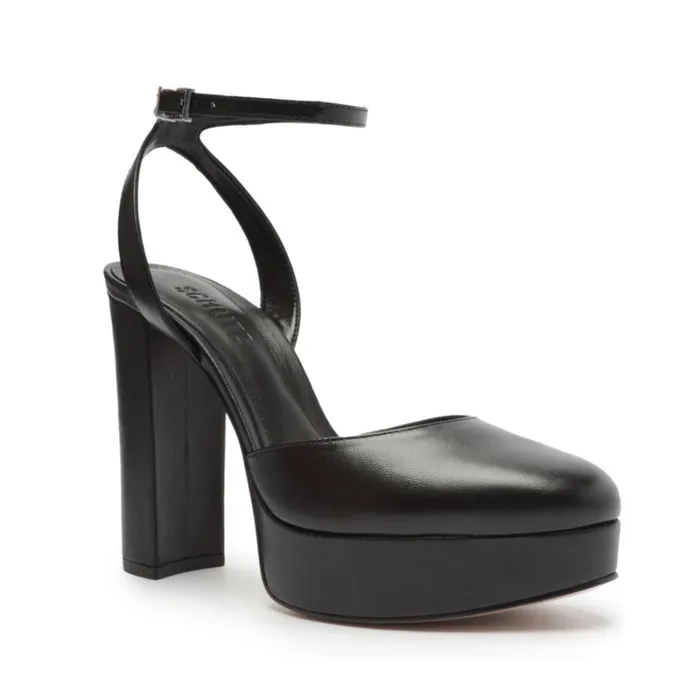Sandals Josie Leather Pump Black Schutz Shoes Platforms