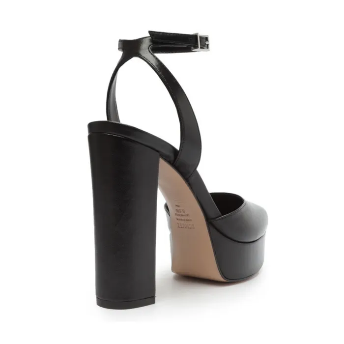 Sandals Josie Leather Pump Black Schutz Shoes Platforms