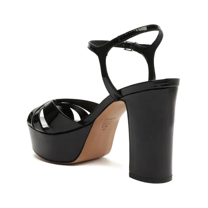 Sandals Keefa Patent Leather Sandal Black Schutz Shoes Platforms
