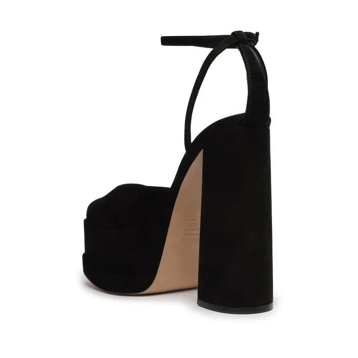 Sandals Luan Nubuck Pump Black Schutz Shoes Platforms