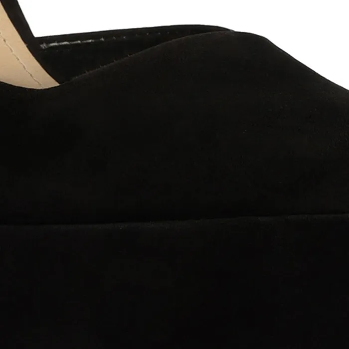 Sandals Luan Nubuck Pump Black Schutz Shoes Platforms