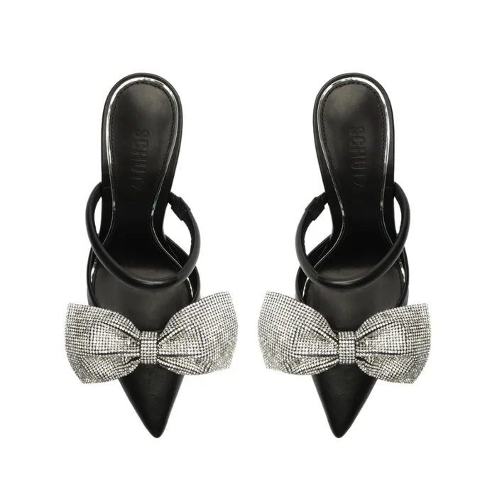 SandalsPumps Mila Nappa Leather Pump Black Schutz Shoes Pumps