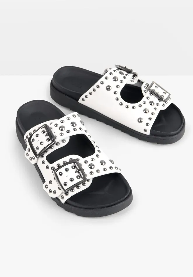 Sandals Women Hush Kapalua Studded Sandals White
