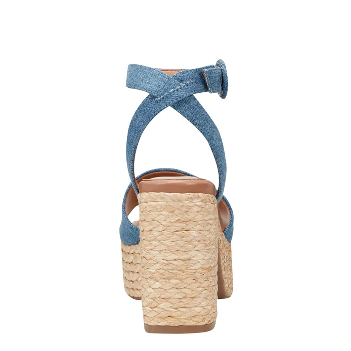 Sandals Women Palyca Platform Espadrille Sandal Denim Marc Fisher