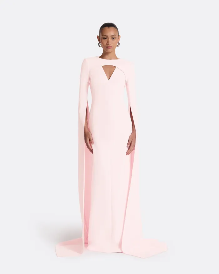 Sarita Peony Blush Long Dress Peony Blush Women Dresses Safiyaa