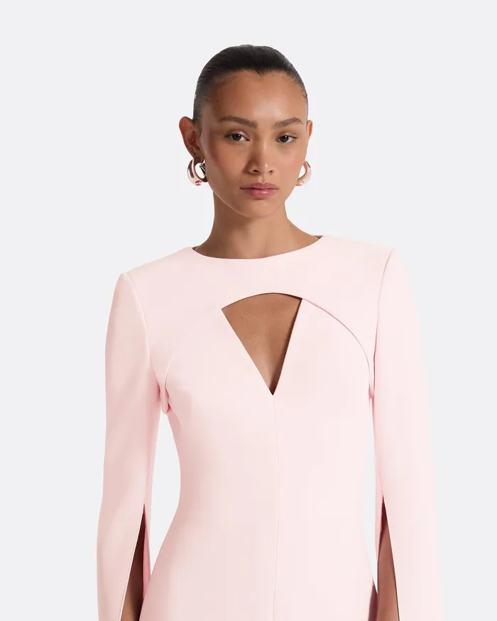 Sarita Peony Blush Long Dress Peony Blush Women Dresses Safiyaa