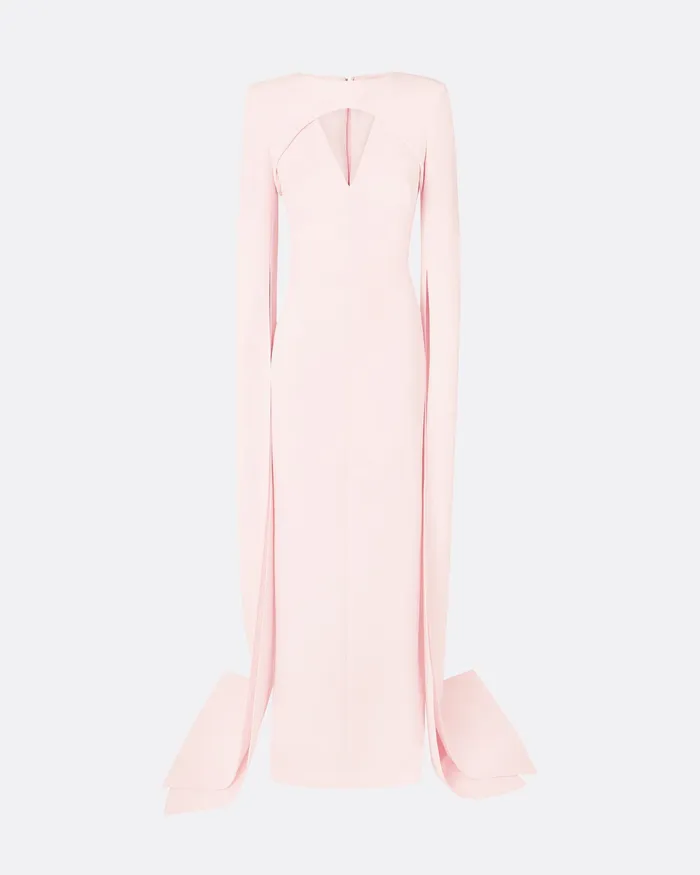 Sarita Peony Blush Long Dress Peony Blush Women Dresses Safiyaa