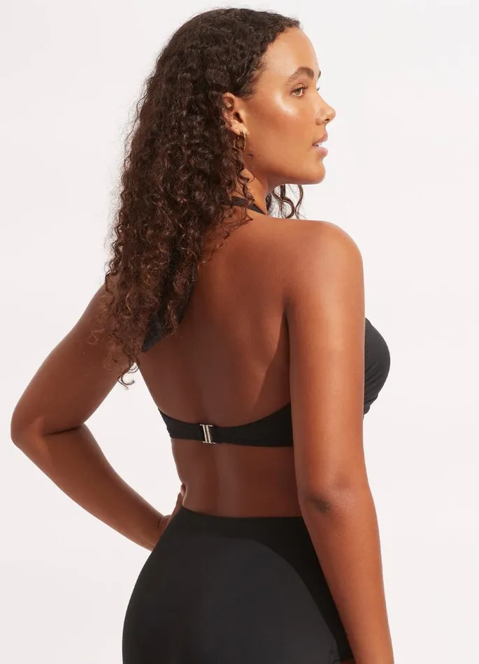 Seafolly Bandeau Women Seafolly Collective Halter Bandeau Bikini Top 8211 Black