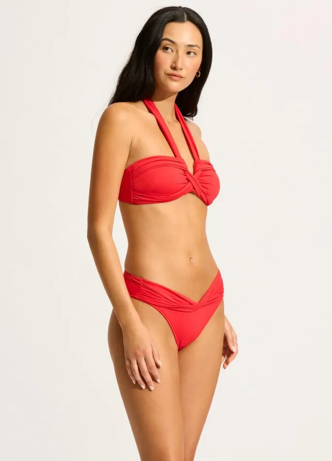 Seafolly Bandeau Women Seafolly Collective Halter Bandeau Bikini Top 8211 Chilli Red