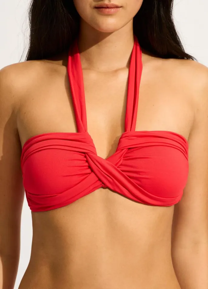Seafolly Bandeau Women Seafolly Collective Halter Bandeau Bikini Top 8211 Chilli Red
