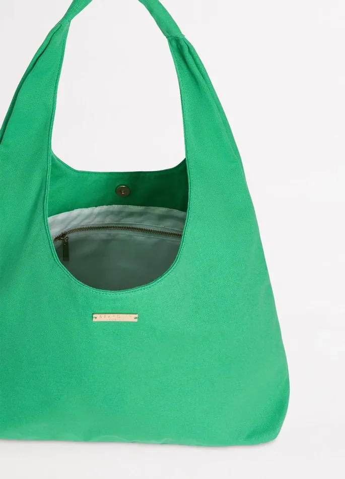 Seafolly Beach Bags Women Cotton Canvas Tote Bag 8211 Jade