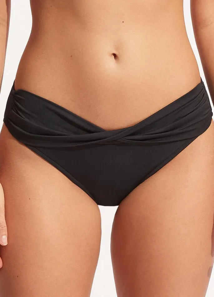Seafolly Hipster Women Seafolly Collective Twist Band Hipster 8211 Black