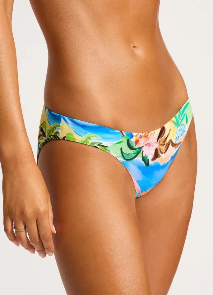 Seafolly Hipster Women South Pacific Hipster Bikini Bottom 8211 Turquoise