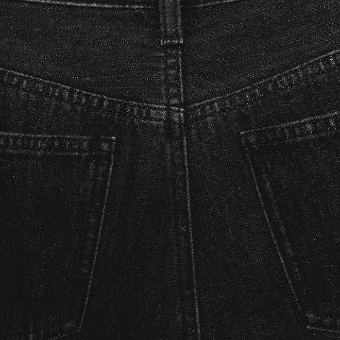 Self Portrait Denim Women Black Denim Kickflare Jeans