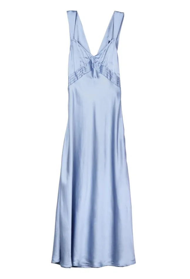 Severine Dress Dove Women Ciao Lucia Satin Dresses