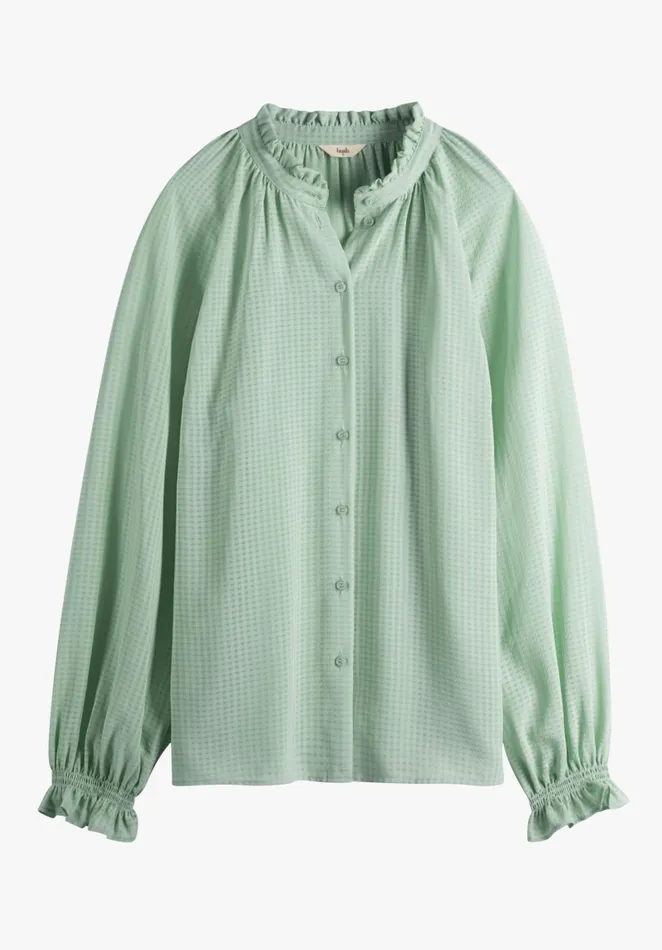 Shirts and Blouses Women Hush Cloe Checked Top Soft Khaki