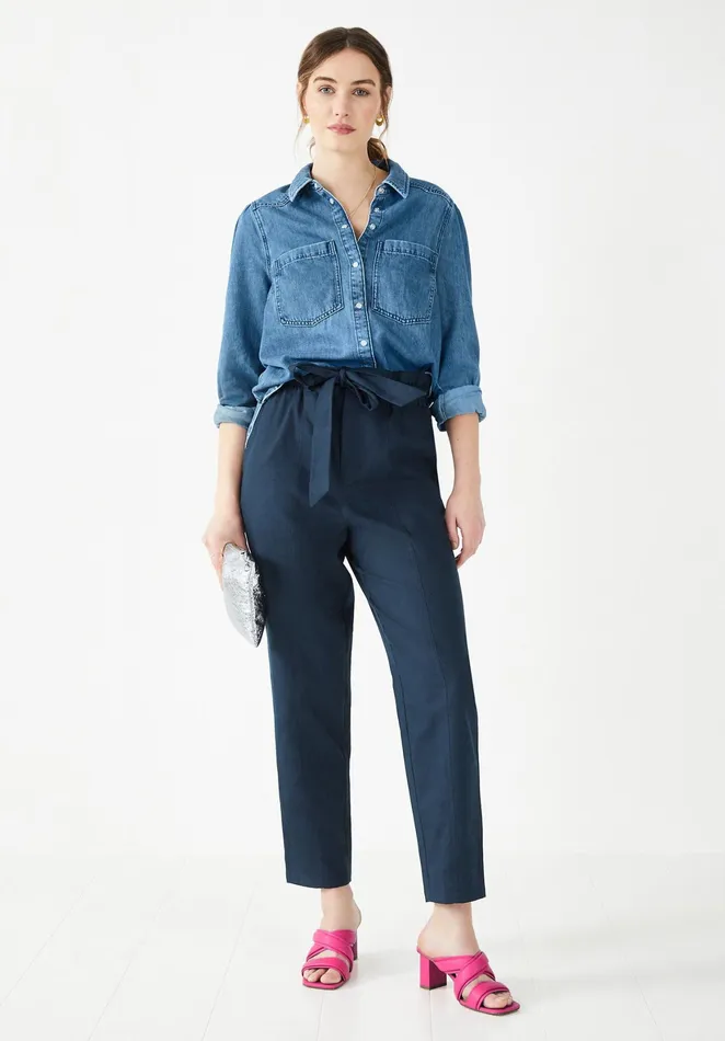 Shirts and Blouses Women Hush Milos Denim Shirt Blue