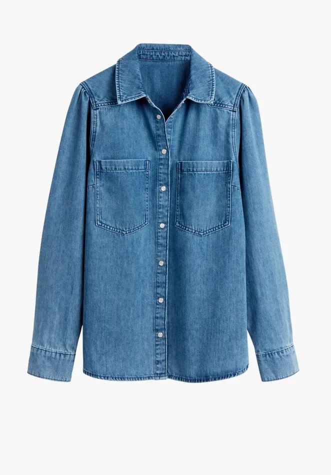 Shirts and Blouses Women Hush Milos Denim Shirt Blue