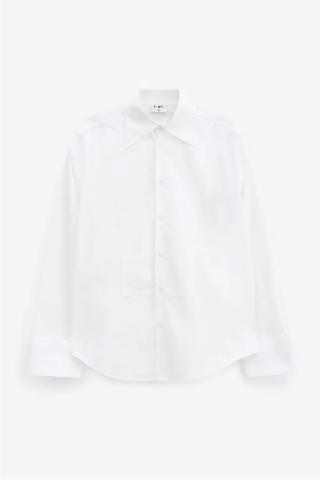 Shirts and Blouses Women Tuxedo Shirt White filippak Shirts and Blouses Women Tuxedo Shirt White filippak