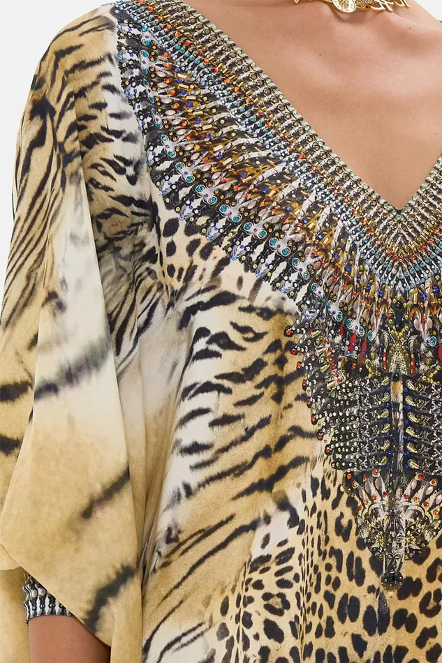 SHORT KAFTAN WITH CUFF JAGUAR Jaguar Womens Camilla Kaftans