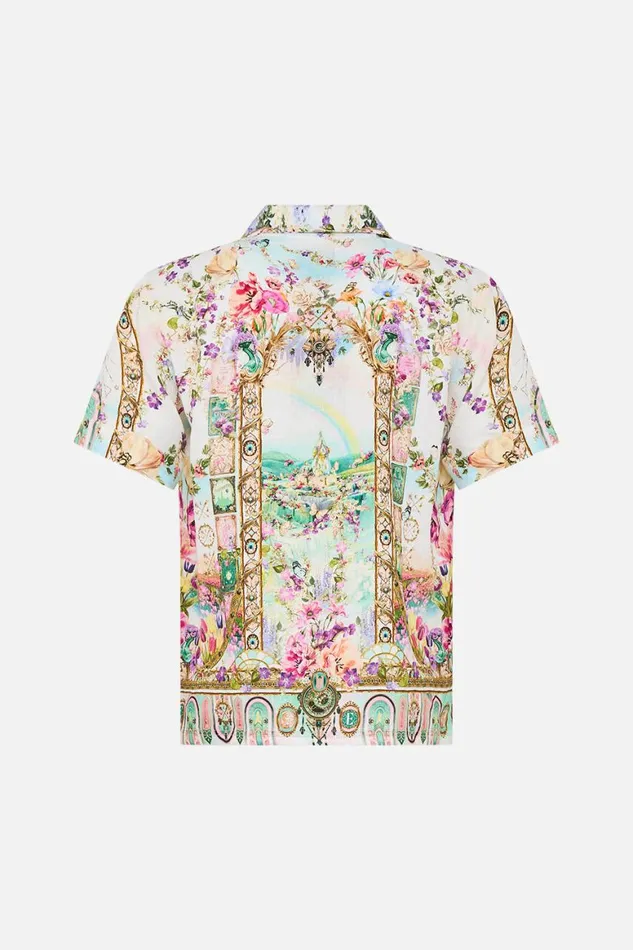 SHORT SLEEVE CABANA SHIRT MUNCHKINLAND Munchkinland Mens Camilla Shirts