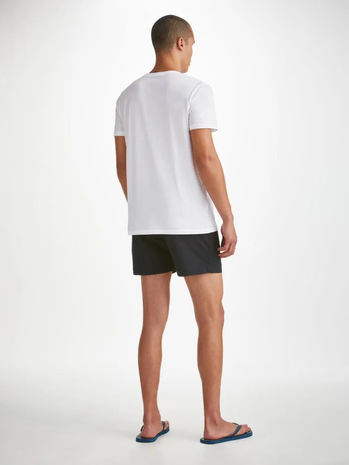 Short Sleeve TShirts Men Derek Rose TShirt Ripley 19 Pima Cotton White