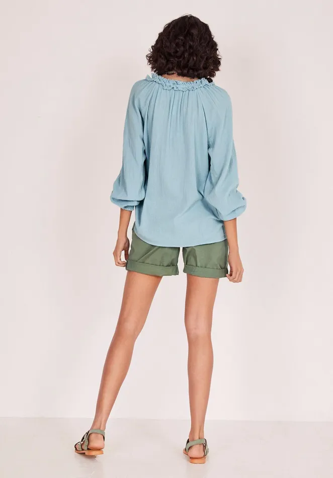 Shorts Women Hush Sydney Chino Shorts Khaki Green