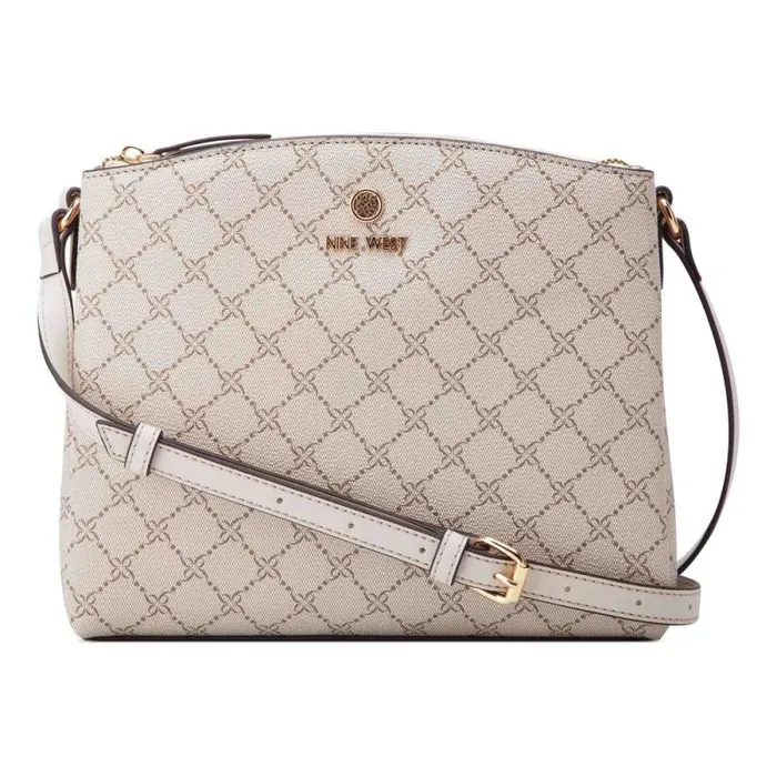 Siera Crossbody Mushroom Logo Milk Women Nine West Crossbody