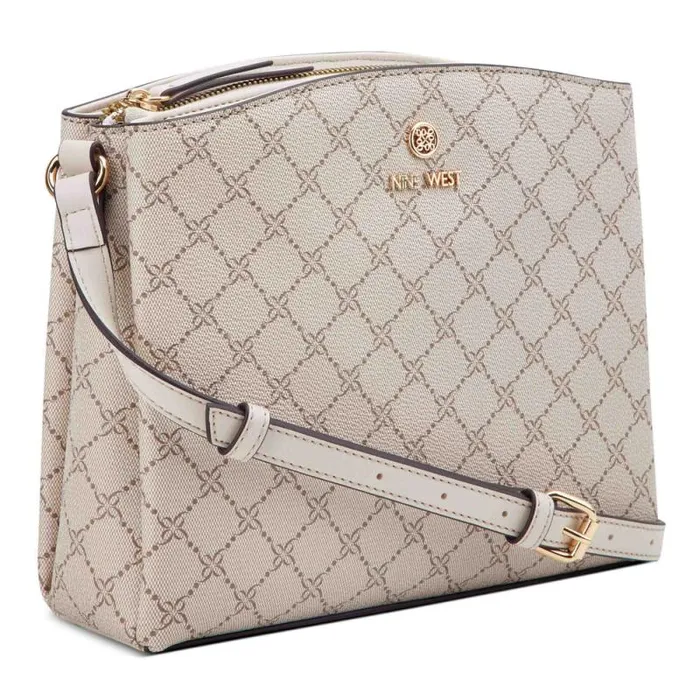 Siera Crossbody Mushroom Logo Milk Women Nine West Crossbody Siera Crossbody Mushroom Logo Milk Women Nine West Crossbody