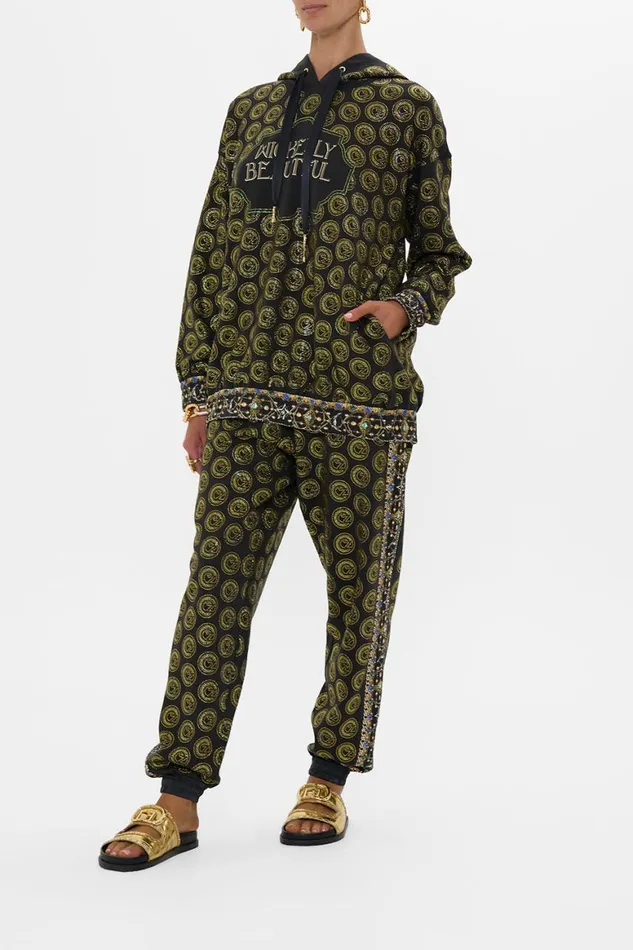 SILK BAND OVERSIZED HOODIE WITH POCKETS DEFY GRAVITY Defy Gravity Womens Camilla Knitwear