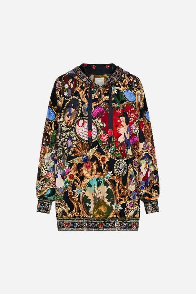 SILK BAND OVERSIZED HOODIE WITH POCKETS HAPPILY EVER AFTER Happily Ever After Womens Camilla Knitwear