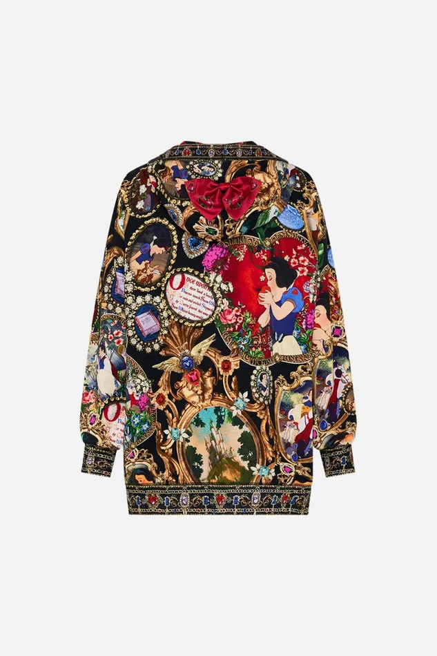 SILK BAND OVERSIZED HOODIE WITH POCKETS HAPPILY EVER AFTER Happily Ever After Womens Camilla Knitwear