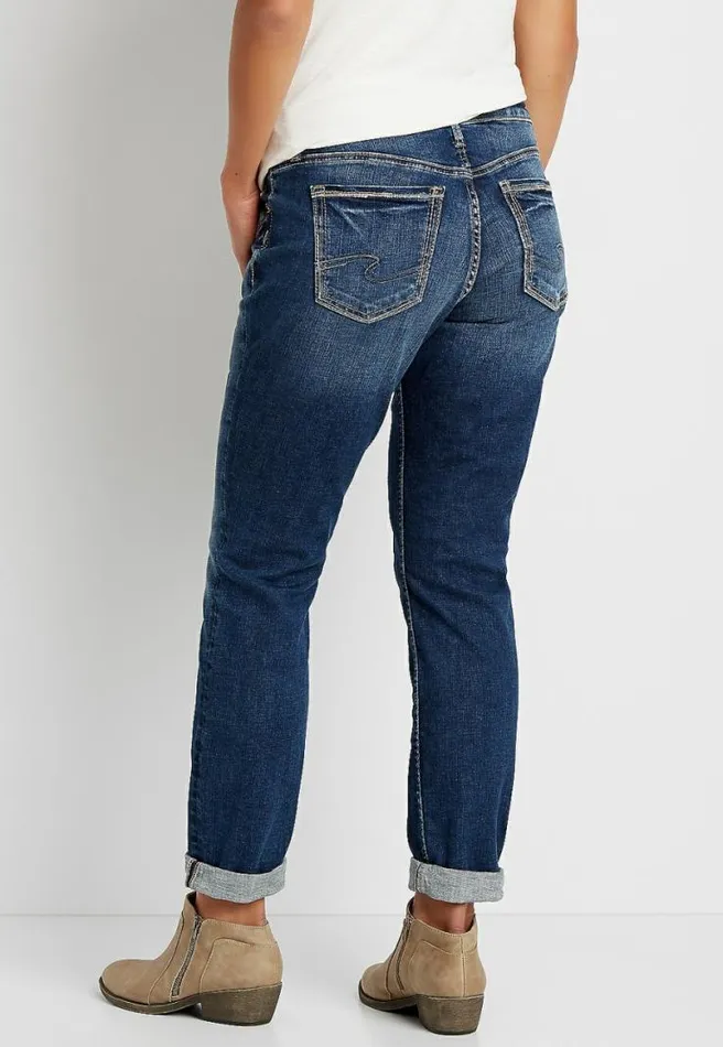 Silver Jeans Co Dark Wash Boyfriend Jean Women Maurices Jeans