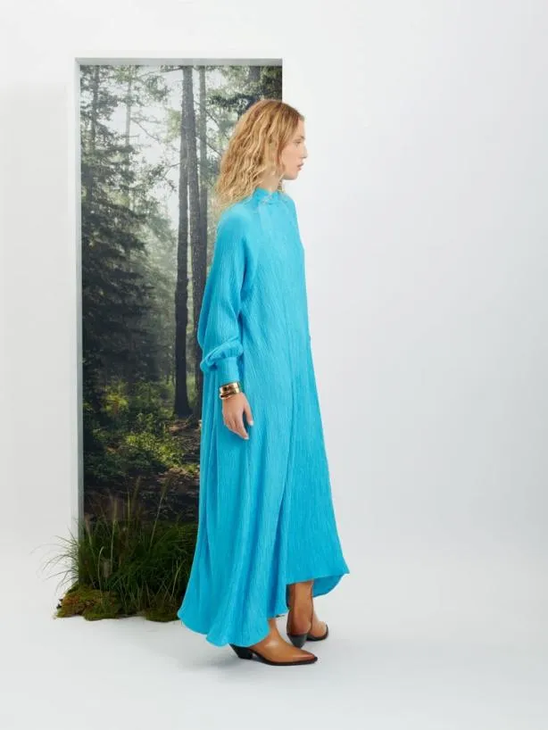 Sister Jane Dresses Womenswear Ghospell Xena Midi Dress Bright Blue