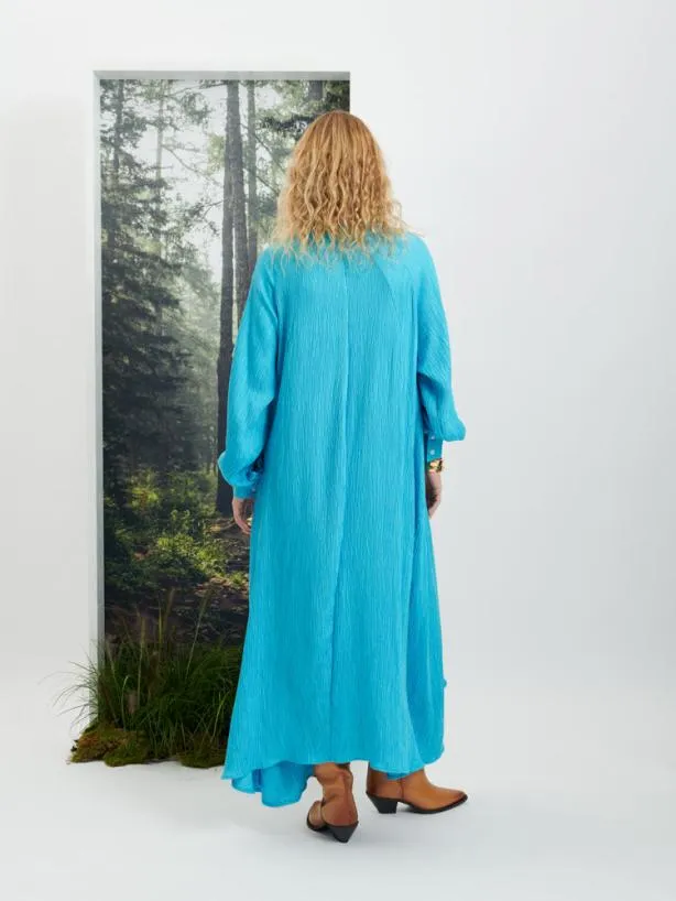 Sister Jane Dresses Womenswear Ghospell Xena Midi Dress Bright Blue