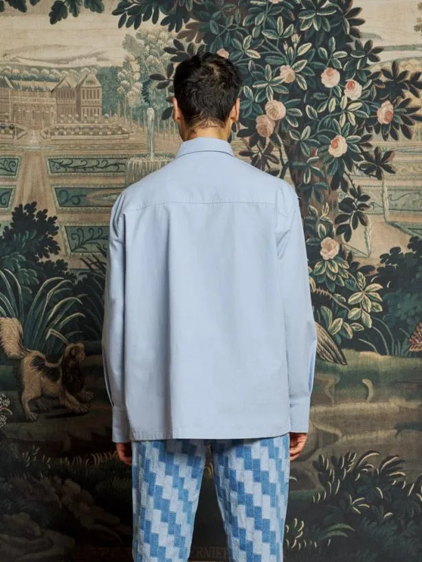 Sister Jane Tops Womenswear Arlo Star Shirt Slate Blue
