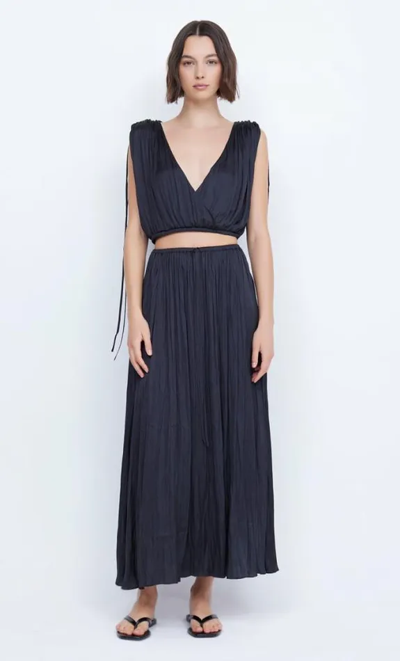Skirts Shop Bec Bridge Louann Pleated Skirt Black