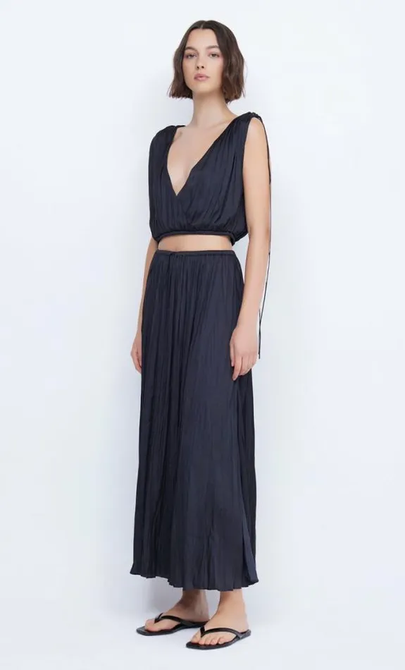 Skirts Shop Bec Bridge Louann Pleated Skirt Black