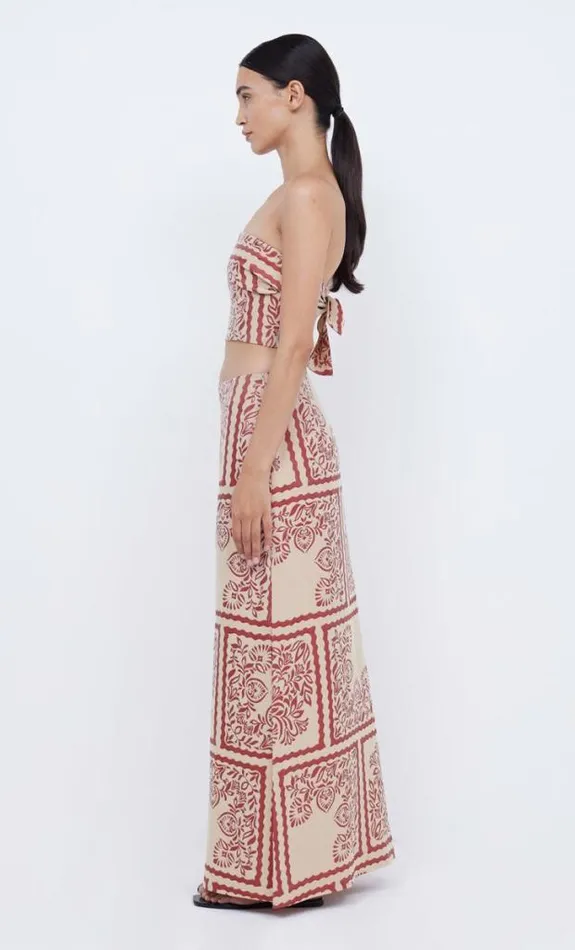 Skirts Shop Bec Bridge Palm Bliss Maxi Skirt Sahara Jacquard
