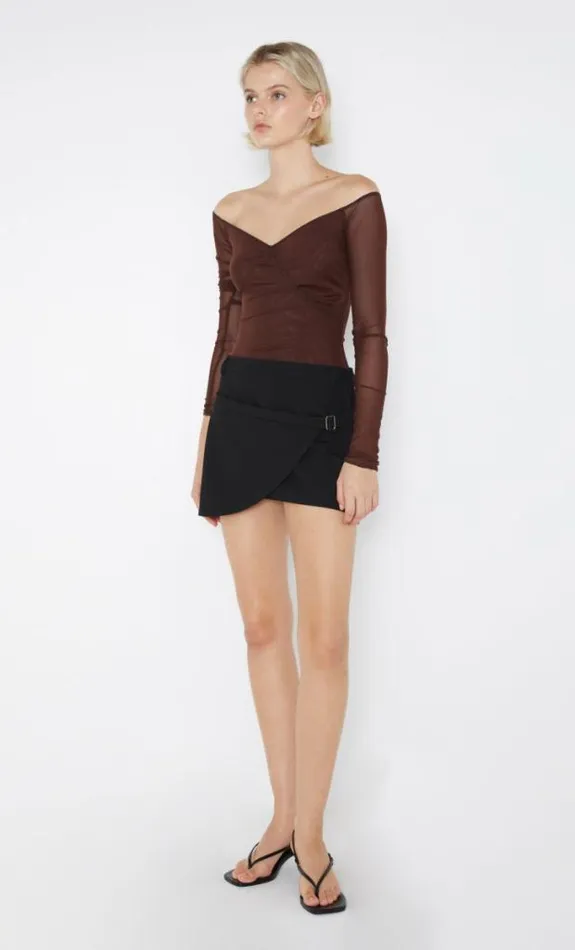 Skirts Shop Bec Bridge Wilder Wrap Mini Skirt Black