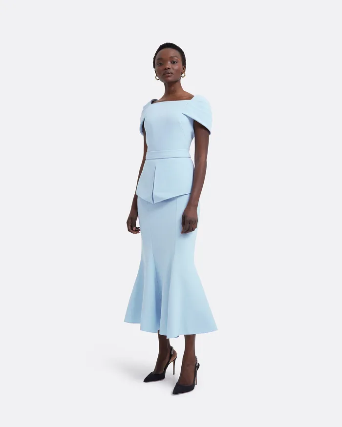 Skirts Sol Pale Blue Skirt Pale Blue Safiyaa Women