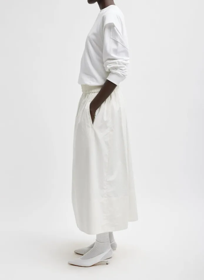 Skirts Women Tibi Nylon Pull On Full Skirt