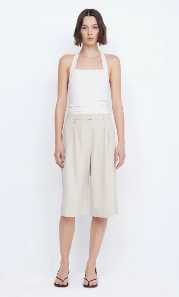 Sleeveless Shop Bec Bridge Blanche Halter Top Ivory