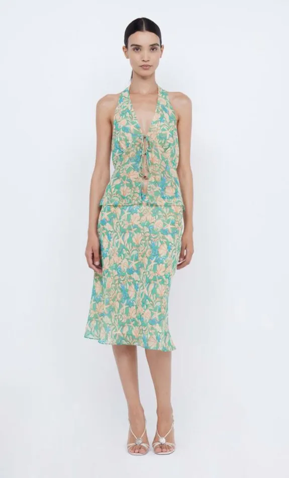 Sleeveless Shop Bec Bridge Oasis Halter Top Under The Sea