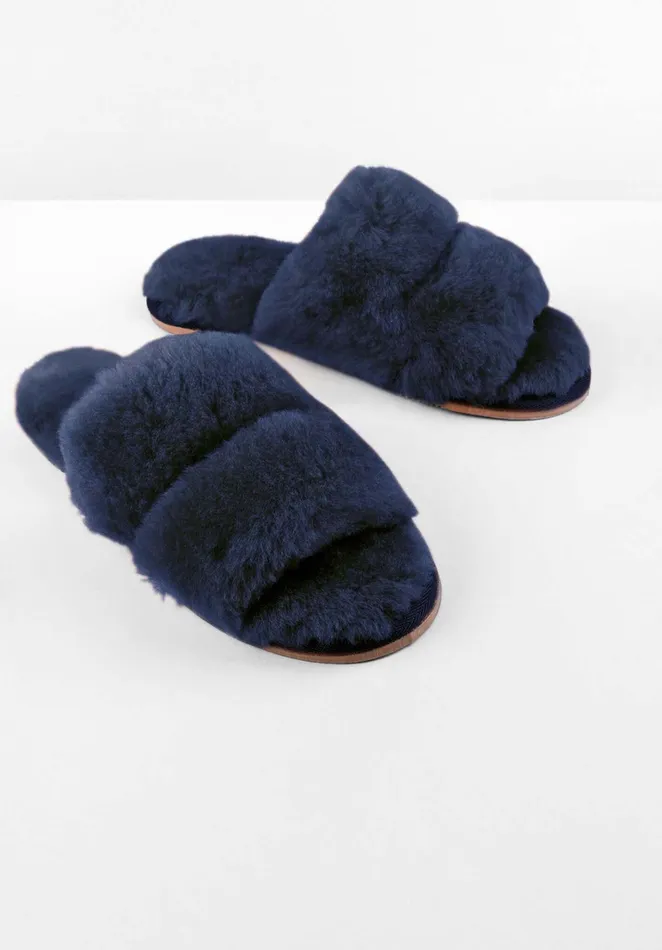 Slippers Women Hush Arundel Shearling Slippers Midnight