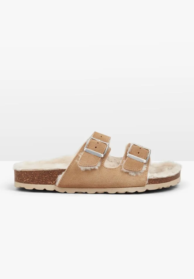 Slippers Women Hush Hetton Sheepskin Sandals Sand